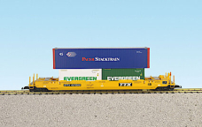 USA Trains R17101 TTX - Yellow w/Containers (#1)