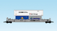 USA Trains R17118 Norfolk Southern - Gray w/Containers (#1)