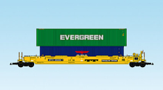 USA Trains R17143 TrailerTrain (TT) - Yellow w/Containers (#3)