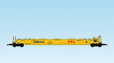 USA Trains R17144 TTX (Red Logo) - Yellow (No Container)