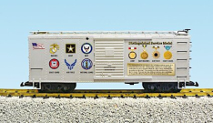 USA Trains R19157 US Military Boxcar, Distinguised Service Model