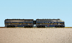 USA Trains R22289 Baltimore & Ohio F-7 AB Units w/Lights and Smoke - Blue/Gray