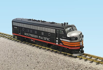 USA Trains R22387 Southern Pacific F-7 A Unit w/Lights and Smoke - Black Widow