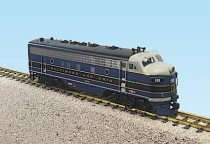 USA Trains R22389 Baltimore & Ohio F-7 A Unit w/Lights and Smoke - Blue/Gray