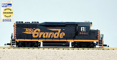 USA Trains R22450 GP30 Diesel Loco, D&RG, Black/Orange