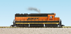 USA Trains R22469 GP30 Diesel Loco, BNSF Speed Lettering- Orange/Black