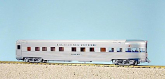 USA Trains R31010 California Zephyr Observation, Stainless Steel