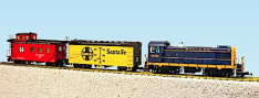 USA Trains R72401 Santa Fe S4 Diesel Freight Set w/Lights and Smoke