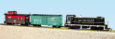 USA Trains R72402 NYC S4 Diesel Freight Set w/Lights and Smoke