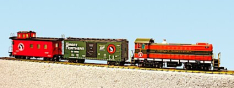 USA Trains R72403 Great Northern S4 Diesel Freight Set w/Lights and Smoke