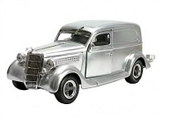 Unique Replicas 18527 1935 Ford Sedan, Silver, 1/24 Scale