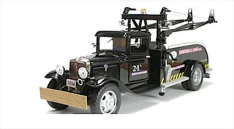 Unique Replicas 18605 1934 Ford Tow Truck -Black, 1/24 Scale