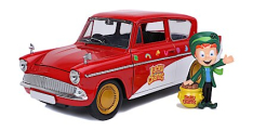 1959 Ford Anglia with Lucky the Leprechaun Figure, 1/24 Scale