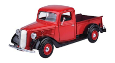 1937 Ford Pick Up Truck, 1:24, Asstd Colors