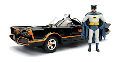 1966 Classic Batmobile w/Batman and Robin Figures, 1/24 Scale